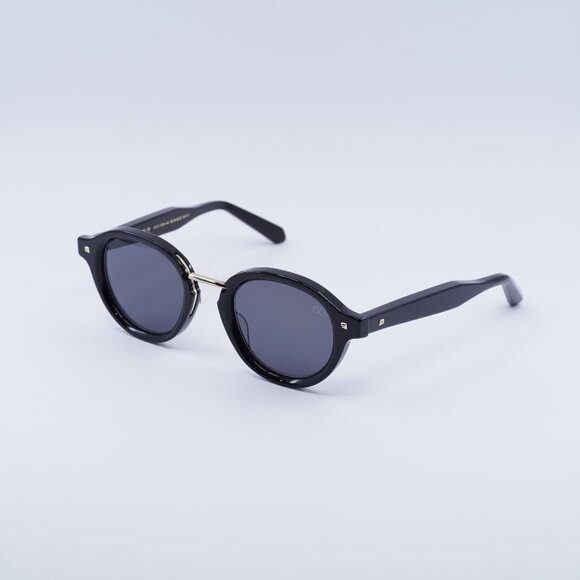 Valentino ESSENTIAL-IV VLS-132A Sunglasses Black Round Frame, Grey Lenses - Picture 1 of 11